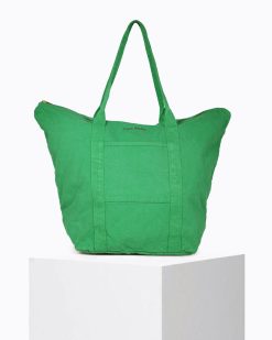 Grands Cabas | Craie Studio Sac 24H Coton Mint Vert