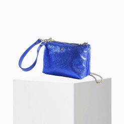 Mini Sacs | Craie Studio Sac Pochette Duo Splash Bleu