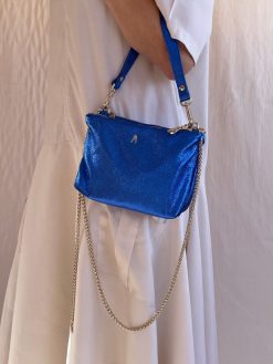 Mini Sacs | Craie Studio Sac Pochette Duo Splash Bleu