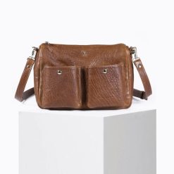 Sacs Bandoulieres | Craie Studio Sac Systeme Bubble Havana Camel