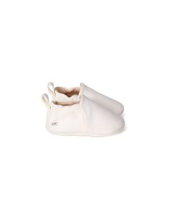 Chaussons Bebes | Craie Studio Chausson A Pepite Blanc