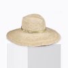 Chapeaux | Craie Studio Chapeau Fedora Raphia Naturel Blanc