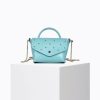 Sacs Bandoulieres | Craie Studio Sac Ecrin Stud Turquoise Bleu