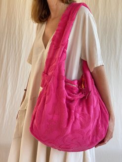 Beach Club | Craie Studio Sac Bayonne Eponge Panthere Fushia Rose