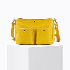 Sacs Bandoulieres | Craie Studio Sac Systeme Bubble Taxi Jaune