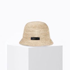 Chapeaux | Craie Studio Chapeau Bob Raphia Naturel Beige