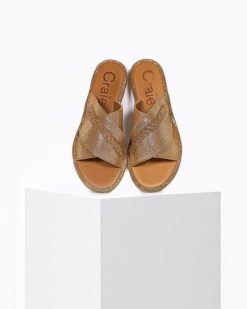 Sandales Femmes | Craie Studio Sandales Cool Dream Camel Or