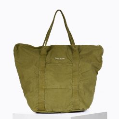 Grands Cabas | Craie Studio Sac 24H Coton Vert Kaki