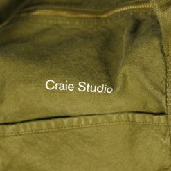 Grands Cabas | Craie Studio Sac 24H Coton Vert Kaki