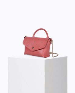 Sacs Bandoulieres | Craie Studio Sac Ecrin Stud Rose