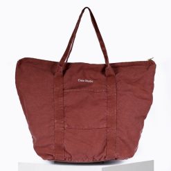 Grands Cabas | Craie Studio Sac 24H Coton Henne Camel