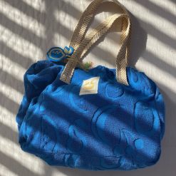 Beach Club | Craie Studio Sac Hossegor Eponge Fruit Cyan Bleu