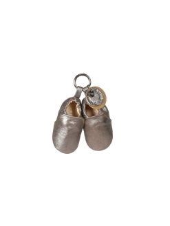 Chaussons Bebes | Craie Studio Chausson A Poudre Argent