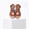 Sandales Femmes | Craie Studio Sandales Soul Feuille Tan Camel