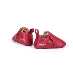 Chaussons Bebes | Craie Studio Chausson A Berry Rose