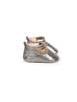 Chaussons Bebes | Craie Studio Chausson B Poudre Argent