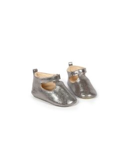 Chaussons Bebes | Craie Studio Chausson B Poudre Argent