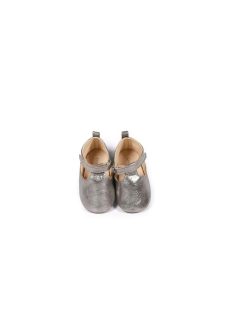 Chaussons Bebes | Craie Studio Chausson B Poudre Argent