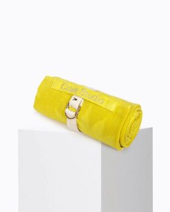 Beach Club | Craie Studio Serviette Beach Fruit Lemon Jaune