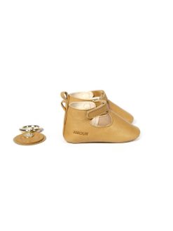 Chaussons Bebes | Craie Studio Chausson B Caramel Camel