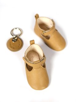 Chaussons Bebes | Craie Studio Chausson B Caramel Camel