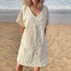 Beach Club | Craie Studio Robe Rio Eponge Panthere Ecru Blanc