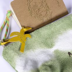 Beach Club | Craie Studio Pochette Sable Eponge T&D Sauge Vert