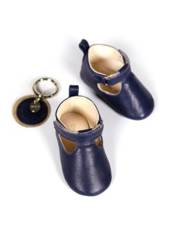 Chaussons Bebes | Craie Studio Chausson B Marine Bleu