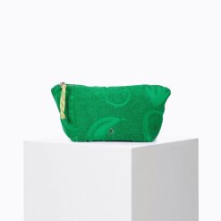 Beach Club | Craie Studio Pochette Sable Eponge Fruit Mint Vert