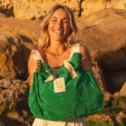 Beach Club | Craie Studio Sac Hossegor Eponge Fruit Mint Vert