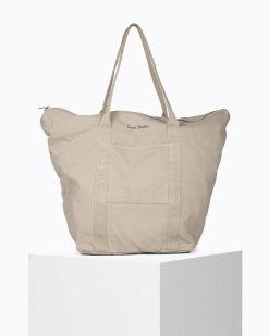 Grands Cabas | Craie Studio Sac 24H Coton Ficelle Gris