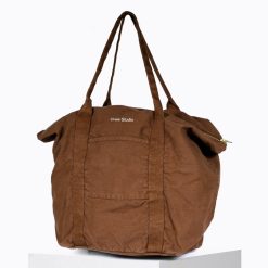 Grands Cabas | Craie Studio Sac 24H Coton Chocolat Camel