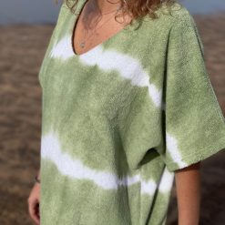 Beach Club | Craie Studio Robe Rio Eponge T&D Sauge Vert