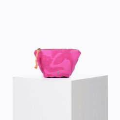 Beach Club | Craie Studio Pochette Mini Sable Eponge Panthere Fushia Rose