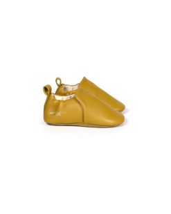 Chaussons Bebes | Craie Studio Chausson A Curry Jaune