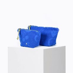 Beach Club | Craie Studio Pochette Mini Sable Eponge Fruit Cyan Bleu