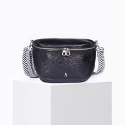 Belt Bags | Craie Studio Big Banane Bubble Noir