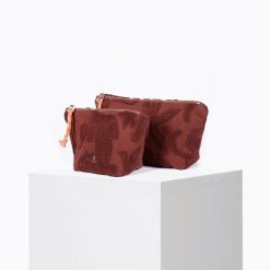 Beach Club | Craie Studio Pochette Sable Eponge Panthere Henne Camel