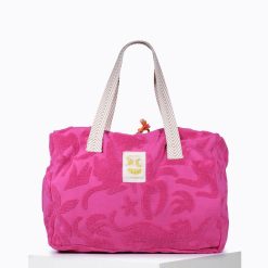 Beach Club | Craie Studio Sac Hossegor Eponge Panthere Fushia Rose