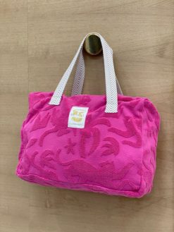 Beach Club | Craie Studio Sac Hossegor Eponge Panthere Fushia Rose