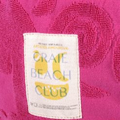 Beach Club | Craie Studio Sac Hossegor Eponge Panthere Fushia Rose