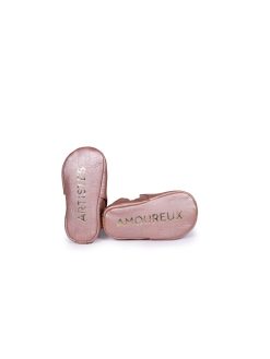 Chaussons Bebes | Craie Studio Chausson A Coquillage Rose