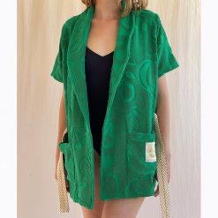 Beach Club | Craie Studio Peignoir Miami Eponge Fruit Mint Vert