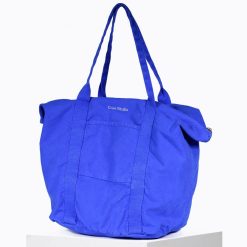 Grands Cabas | Craie Studio Sac 24H Coton Electric Bleu