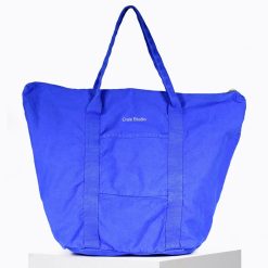 Grands Cabas | Craie Studio Sac 24H Coton Electric Bleu