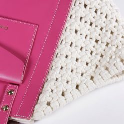 Grands Cabas | Craie Studio Sac Link Macrame Studio Rose