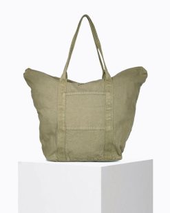 Grands Cabas | Craie Studio Sac 24H Coton Vegetal Kaki