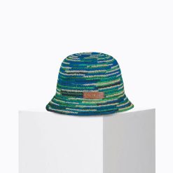 Chapeaux | Craie Studio Chapeau Bob Raphia Pacifique Bleu