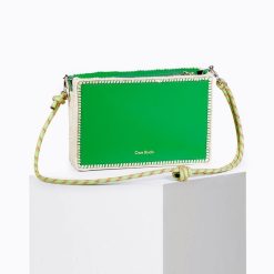 Sacs Bandoulieres | Craie Studio Sac Tanger Raphia Primavera Vert