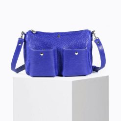 Sacs Bandoulieres | Craie Studio Sac Systeme Bubble Electric Bleu